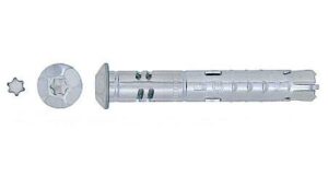 ANCORANTE PASSANTE MP3 CON VITE ANTINTRUS. M8X80