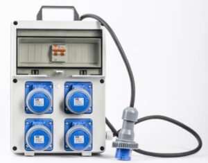 QUADRO 4 PRESE IP67 16A 230V 2P+T 1DIFF.MAGN. 3KW- VB-PL220/4