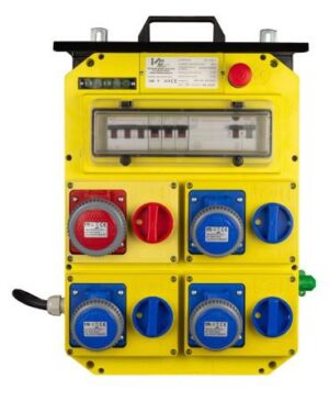 QUADRO CANTIERE 3PR. + 1(3P+T) 16A 400V 9KW- VB-P4-TFG31000