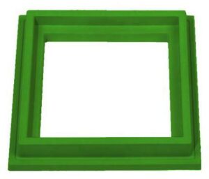TELAIO POLIPROPILENE VERDE CM 30X30