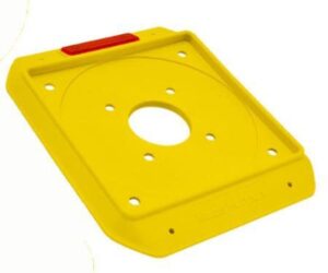 PIEDE PONTEGGIO PVC QUADRO CATARIFRANGENTE