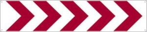 CARTELLO SEGNALAZIONE ANGOLI CM 180X38 SENZA RIFRANGENTE