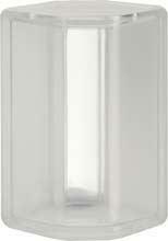 VETROMATTONE NEUTRO ANGOLARE OND.-19X15,2X8