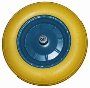RUOTA POLIURETANO SOFT GIALLA