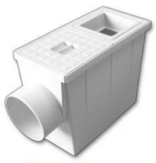 POZZETTO PLUVIALE 15X30 SIFONATO