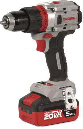 TRAPANO AVV. CROWN BATTERIA 20V C/PERC. CT21127HMX-5IMC