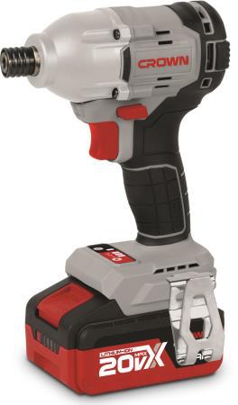 AVVITATORE AD IMPULSI CROWN BATTERIA 20V 1/4" CT22051HX-5IMC