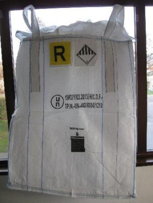 SACCO BIG-BAG 90X90X120 CON "R" PER RIFIUTI SPECIALI