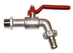 RUBINETTO SFERA 1/2 CON PORTAGOMMA