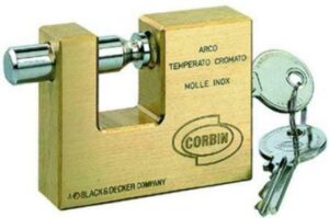 LUCCHETTO OTTONE SERRANDE MM 90