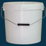 SECCHIO VUOTO LT 16 CON COPERCHIO E MANICO