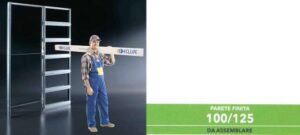 KIT CARTONGESSO ANTA SINGOLA 600X2100 ECLISSE