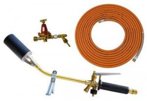 FIACCOLA PROF.60 CON TUBO ISO EN3821 REGOLATORE E VALVOLA SICUREZZA
