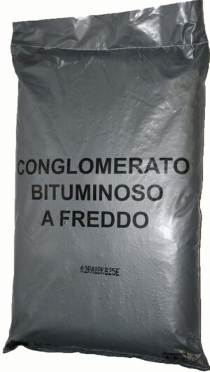 ASFALTO A FREDDO PLASTICO IN SACCO DA 25 KG