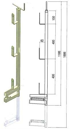 PARAPETTO PROVVISORIO A VITE