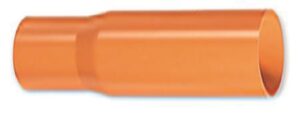 SCORREVOLE (GIUNTO RIPARAZIONE) PVC ARANCIO ø 110
