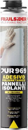 ADESIVO POLIUR. PANNELLI ISOLANTI PER PISTOLA PUR969 ML 800