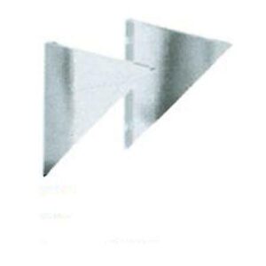 ANGOLARE SUPP.MURALE INOX 316L Ø 300 LATO MM 400