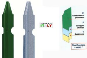 PALETTO PLAST. T 35 H 250 CM