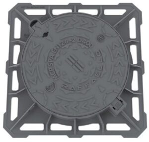 CHIUSINO GHISA MCP RAFFAELLO 850X850 COP.TONDO D400