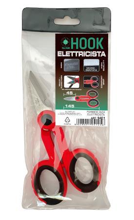 FORBICE ELETTRICISTA HOOK INOX MM 145