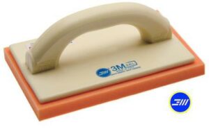 FRATTAZZO GOMMA SPUGNA ARANCIO 40X7,5 BASE POLIUR. 3M