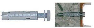 ANCORANTE PESANTE MP3 ø15X60 VITE TE M10X80