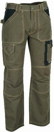 PANTALONE DUBLIN 250GR/MQ FANGO/NERO