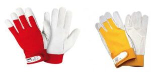 GUANTO FIORE CON DORSO IN COTONE E VELCRO**