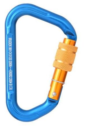 MOSCHETTONE ALLUMINIO BLU 991 APERTURA MM 20**