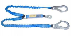 CORDINO ELASTICO CON BIFORCAZIONE MT 1,80 E ASSORBITORE SICUR.COSTANTE