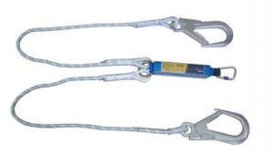 CORDINO A FORCELLA MT 1,20 CON ASSORBITORE E 2 GANCI PONTEGGIO**