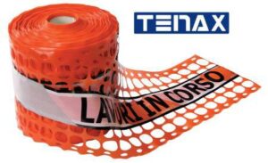 NASTRO TENAX "LAVORI IN CORSO" IN HDPE MT 0,20X100