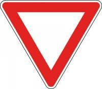 CARTELLO DARE PRECEDENZA R2 LATO CM 90 FIG.II 36