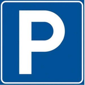 CARTELLO PARCHEGGIO CM 60X60 FIG.II 76