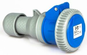 PRESA VOLANTE 2P+T 16A 230V IP67 CON GHIERA