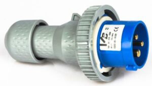 SPINA VOLANTE 2P+T 16A 230V IP67 CON GHIERA