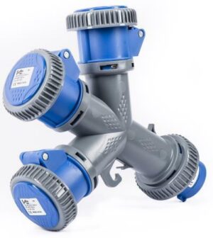 ADATTATORE MULTIPLO 3 PRESE 2P+T 16A 230V IP67 VB-1452