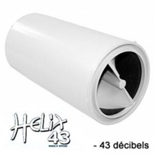 SILENZIATORE PRESE ARIA HELIX 43 L.295 MM ø151