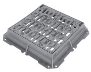 GRIGLIA GHISA CONCAVA MCP MICHELANGELO MM 500X500 D400