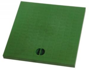 COPERCHIO POLIPROPILENE VERDE CM 40X40
