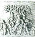 FRONTALE ORNATO 50X50 PUTTI