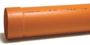 TUBO PVC RIGIDO ARANCIO ML 3 ø 140