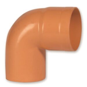 CURVA CHIUSA PVC ARANCIO 87° ø 160