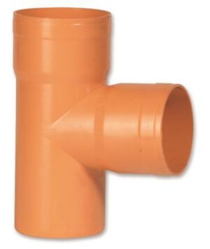 BRAGA T 87° PVC ARANCIO ø 100