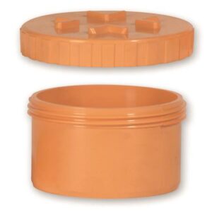 TAPPO A VITE ISPEZ. PVC ARANCIO ø 200