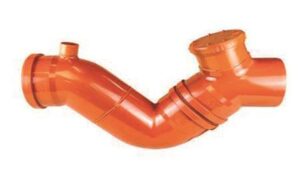SIFONE FIRENZE A 1 TAPPO PVC ARANCIO ø 125