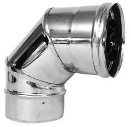 CURVA INOX 316L 90° ø 130 MM 242/130