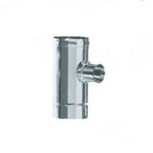 RACCORDO INOX 316L T90° RID.80 MM - ø 120 H MM 275/90