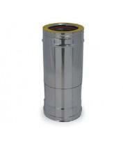 TUBO DOP.PAR.INOX 316L TELESC. ø130 MM 257/384